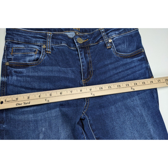 Kut From The Kloth Women's Toothpick Skinny Jeans Straight Leg Dark Wash size 8S - Picture 8 of 11